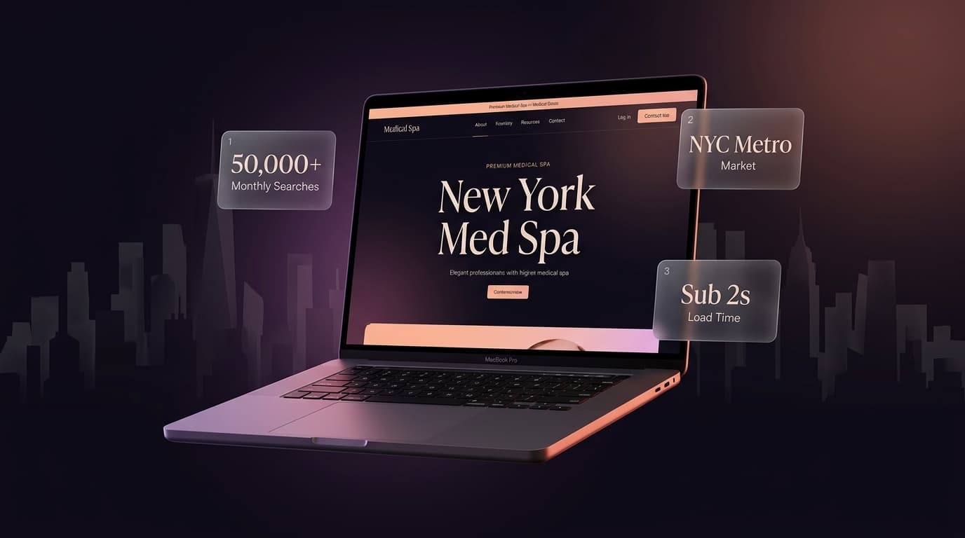 Med Spa Web Design in NYC: What Works in 2026 - Featured image