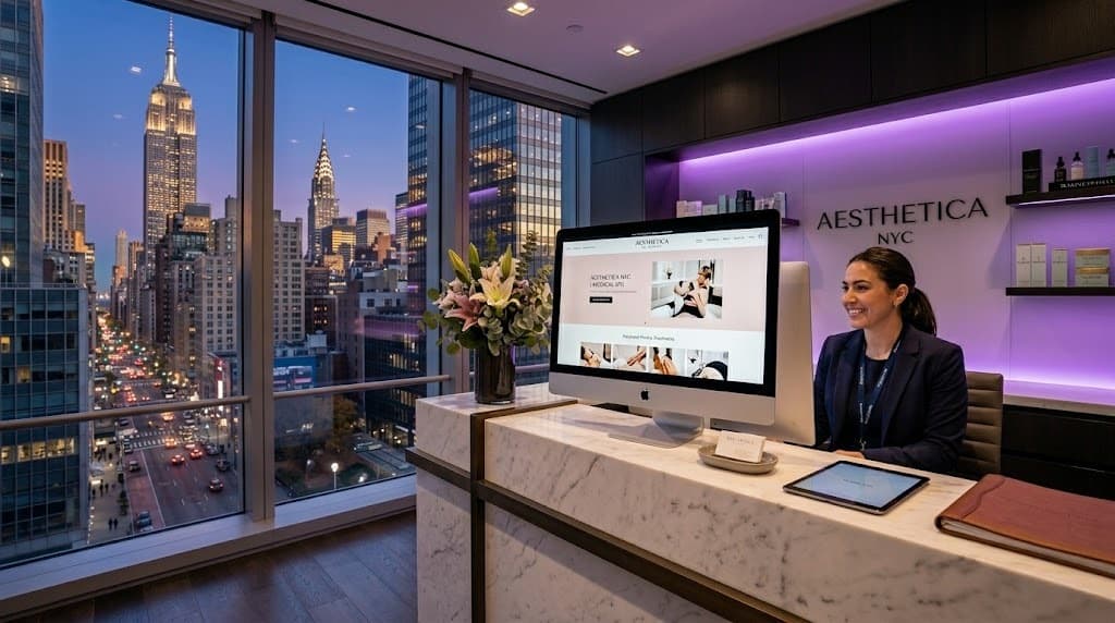 Healthcare web design for New York med spas and clinics
