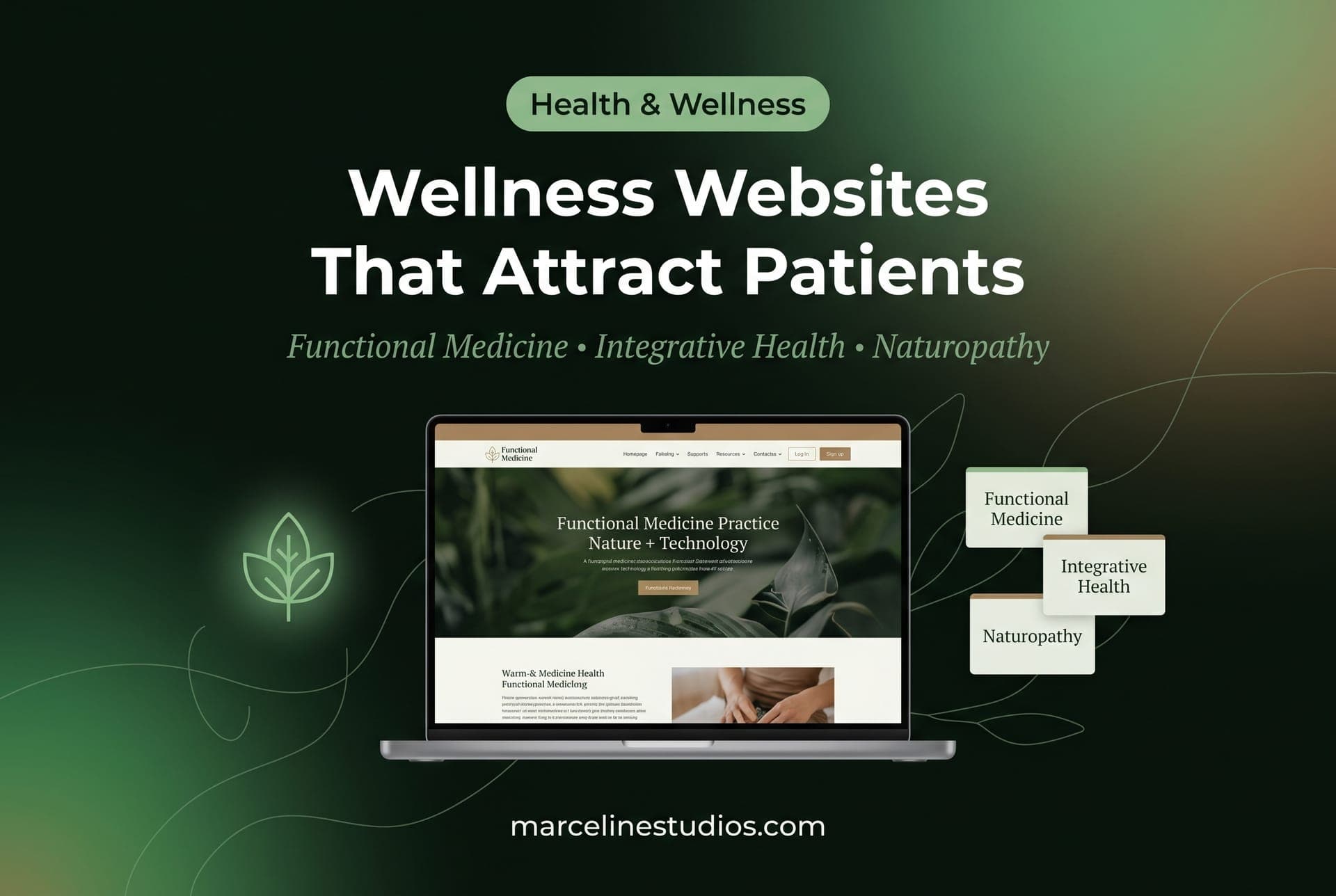 Health & Wellness Web Design — Marceline Studios