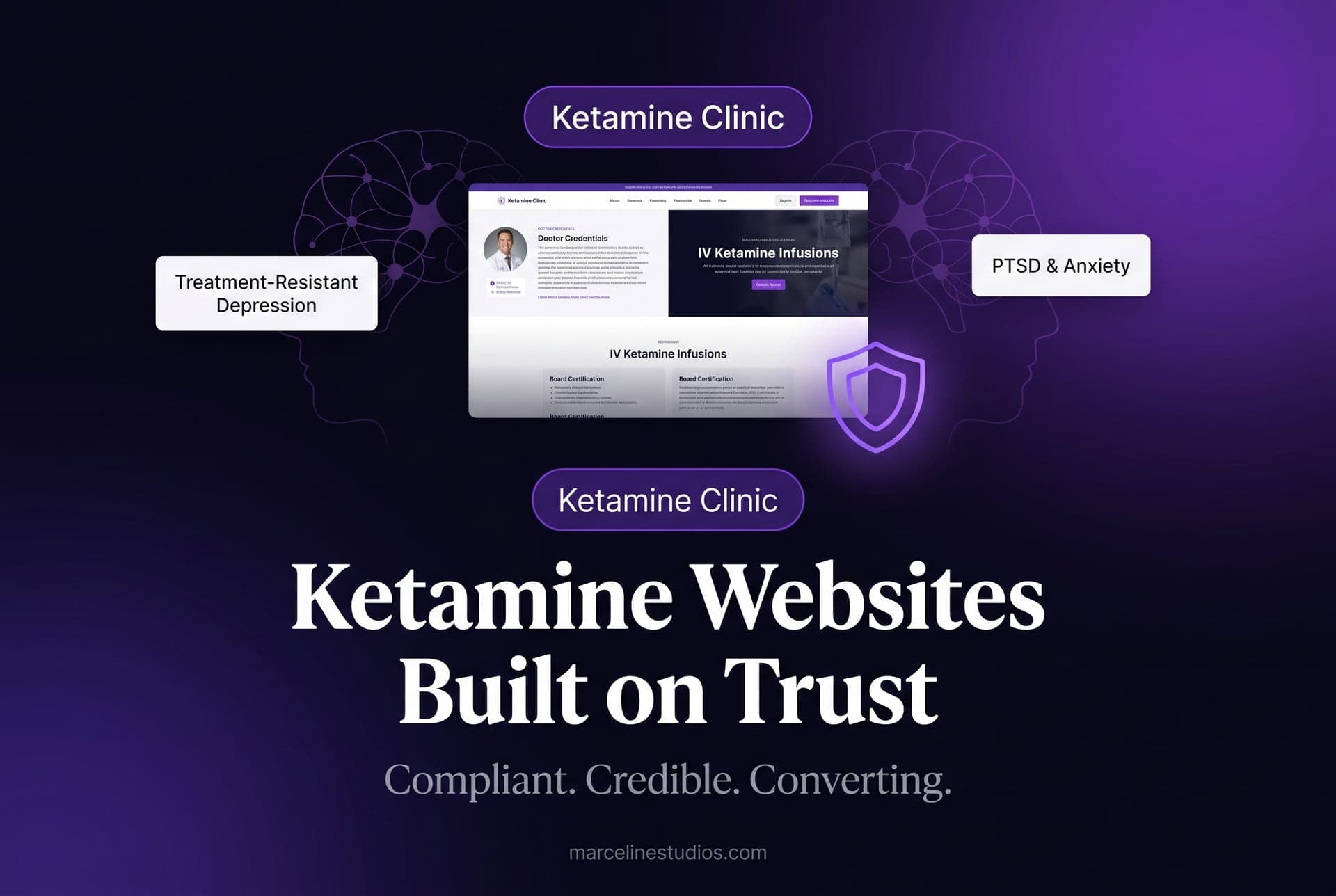 Ketamine Clinic Web Design — Marceline Studios