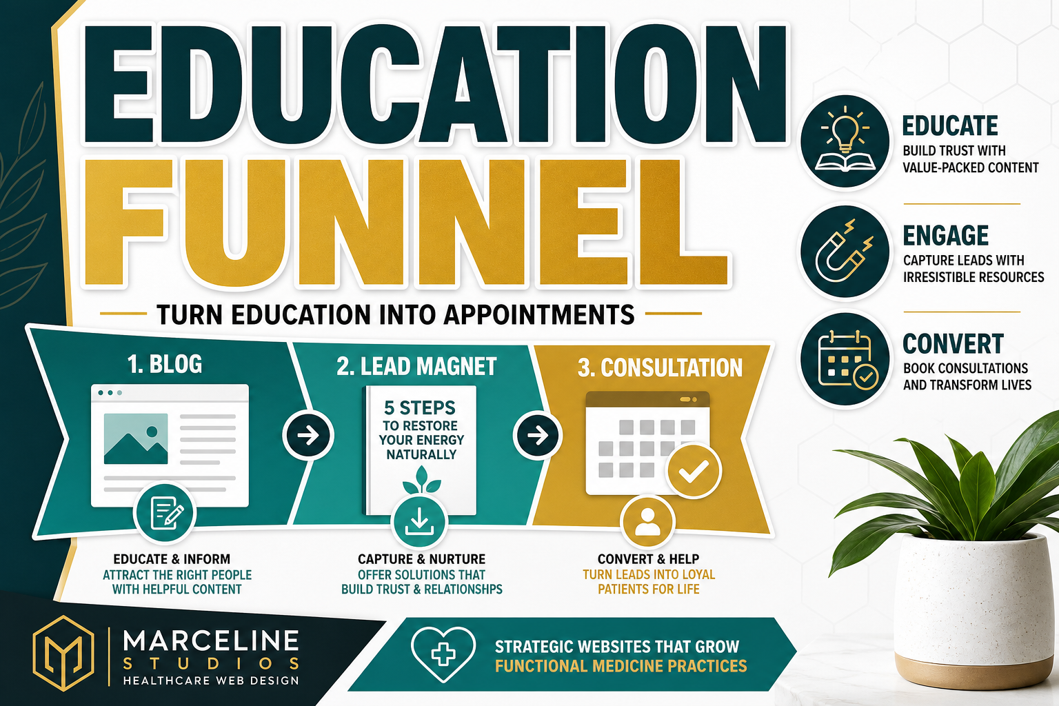 functional medicine website strategy 2026 — in-depth visual