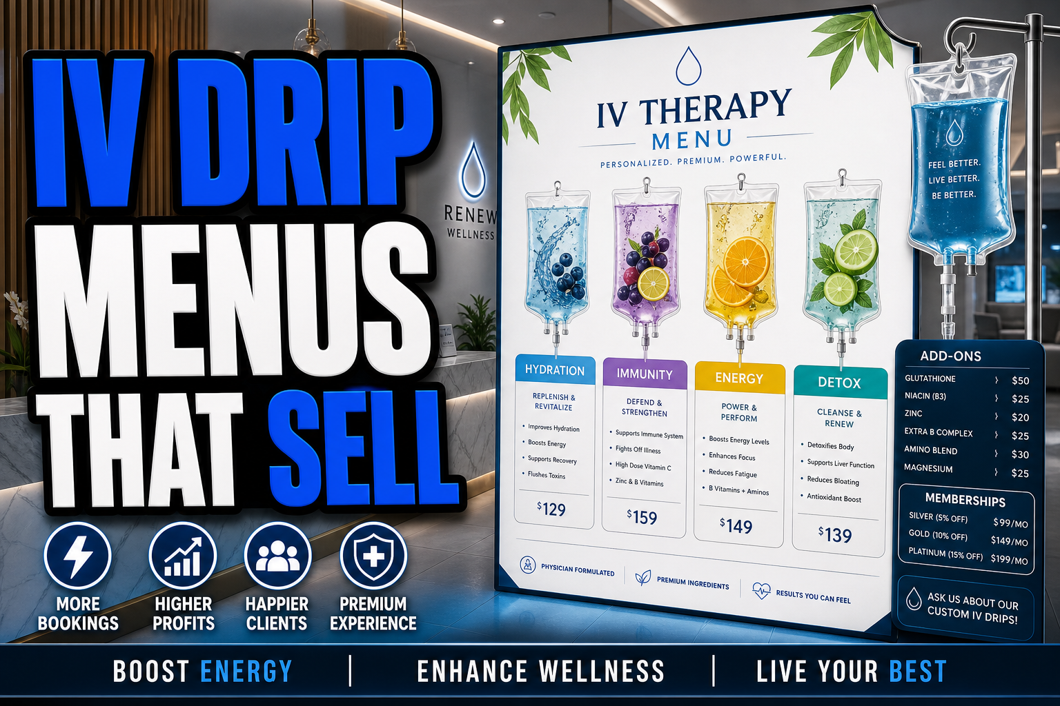 IV Drip Menu Pages That Sell: Bundles, Add‑Ons, Memberships (2026) — featured image