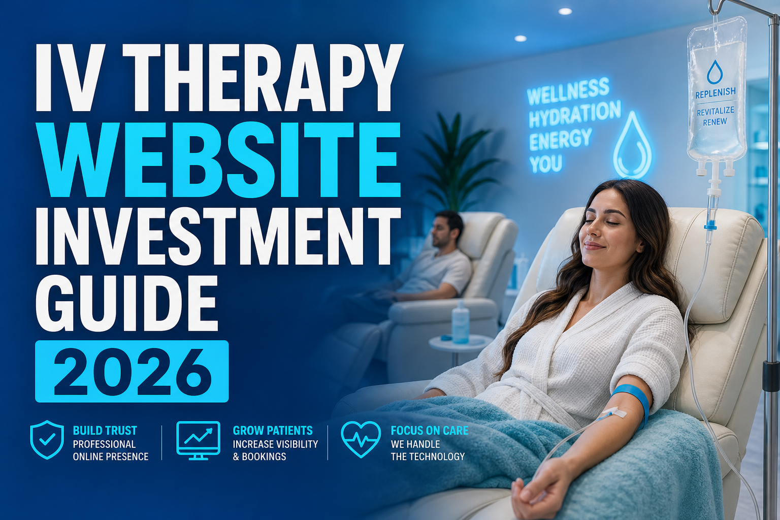 IV Therapy Website Pricing in 2026: Real Budgets + What Converts - Healthcare Web Design Insights