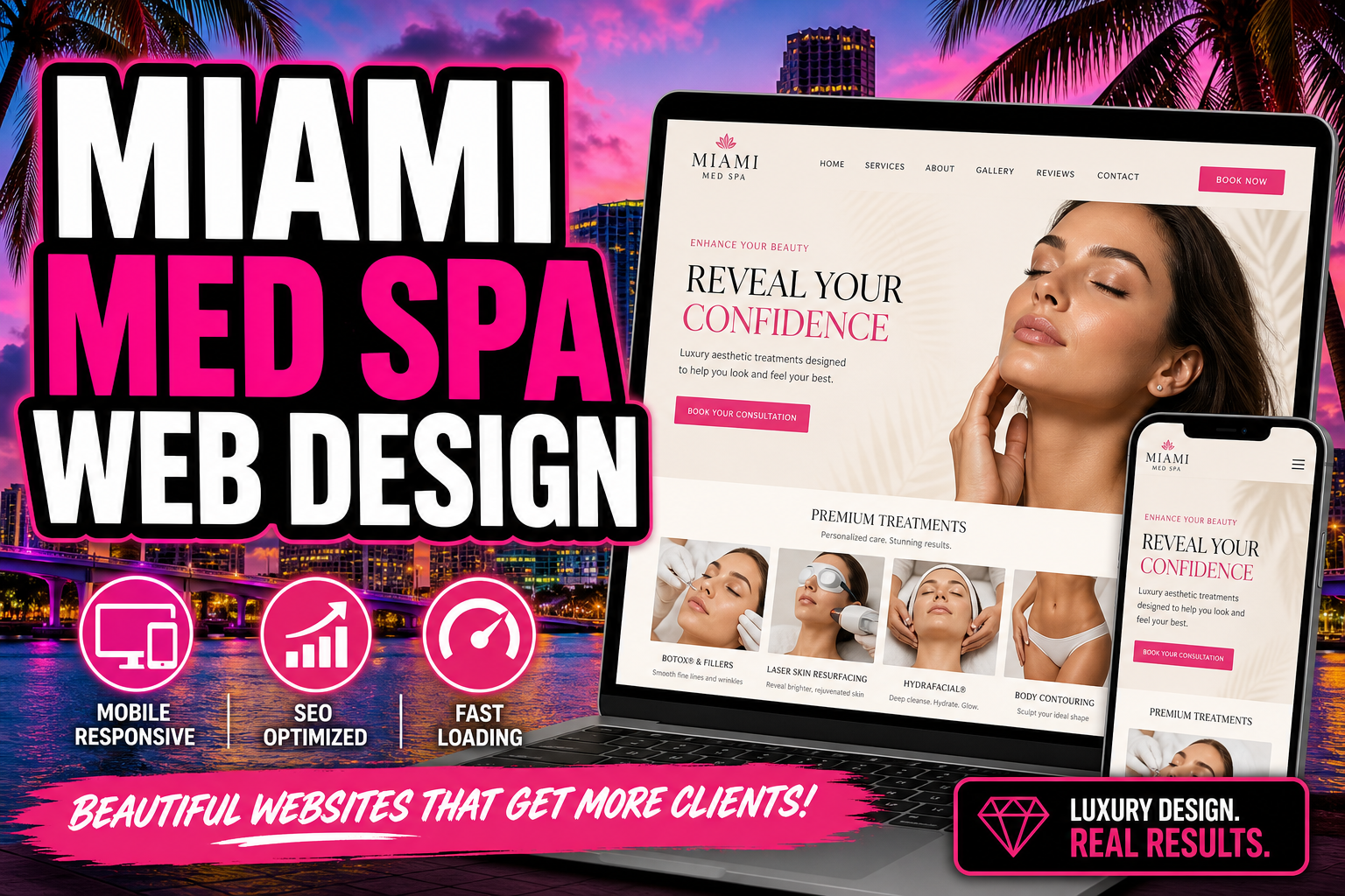 Med Spa Web Design in Miami: What Top Med Spas Do Differently (2026) — featured image