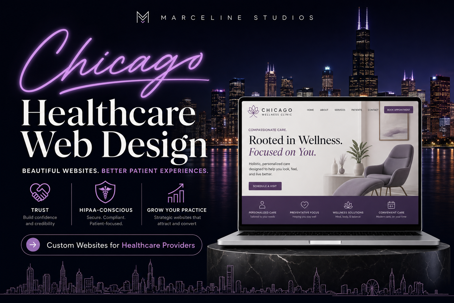Healthcare web design Chicago