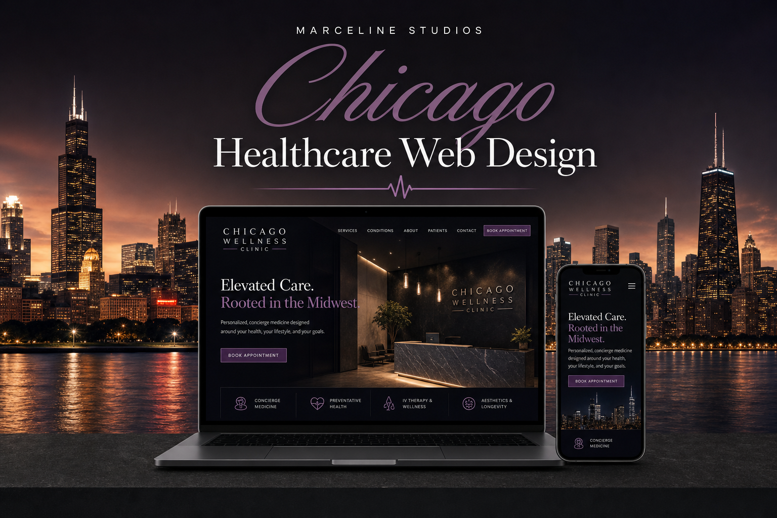 Healthcare web design for Chicago med spas and clinics