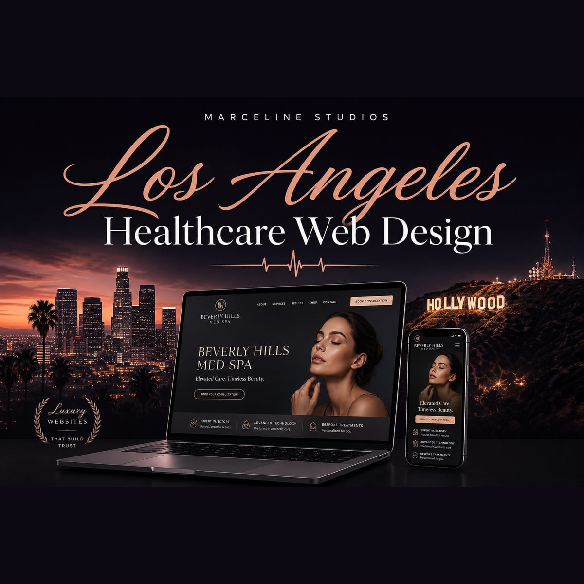 Healthcare web design for Los Angeles med spas and clinics