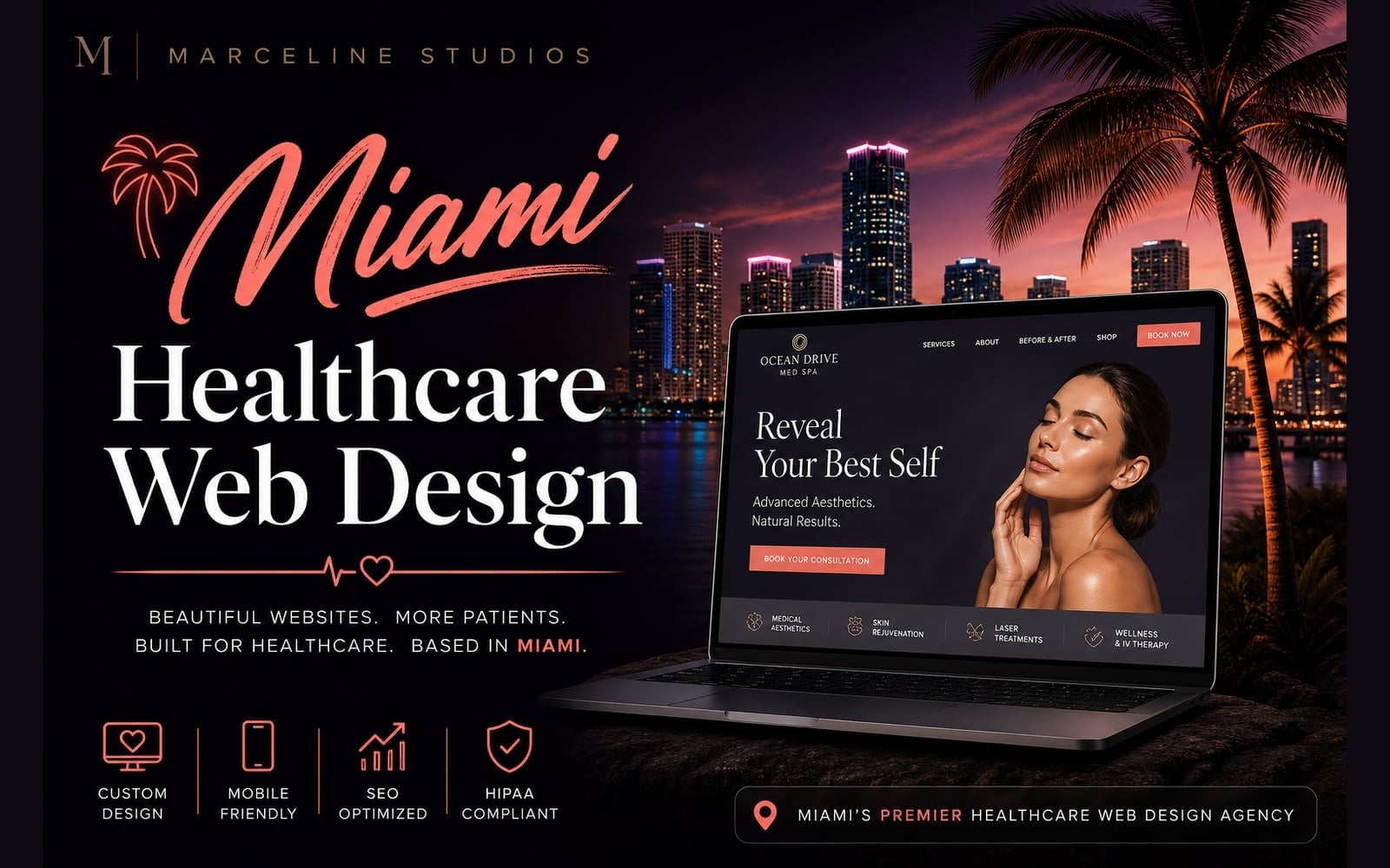 Healthcare web design Miami