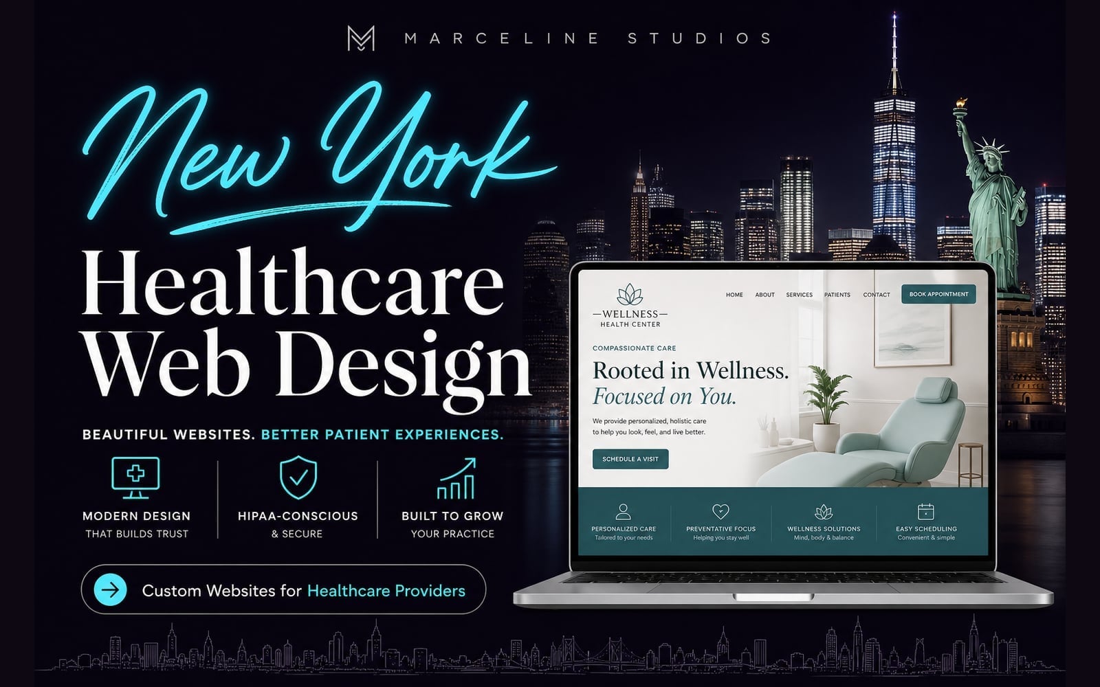 Healthcare web design New York