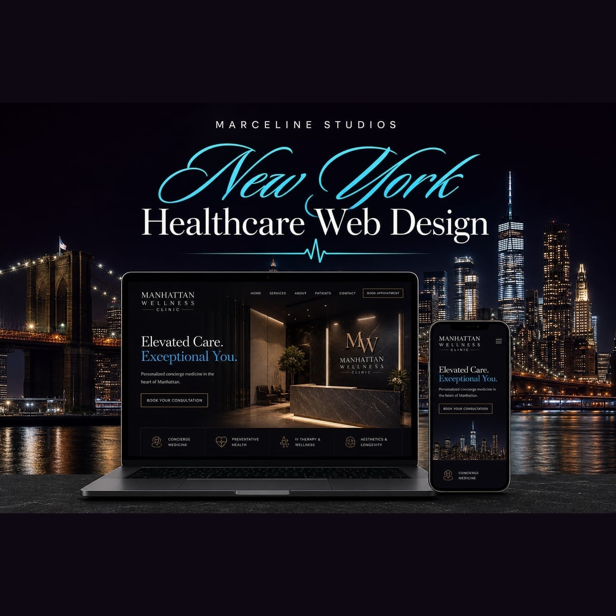 Healthcare web design for New York med spas and clinics