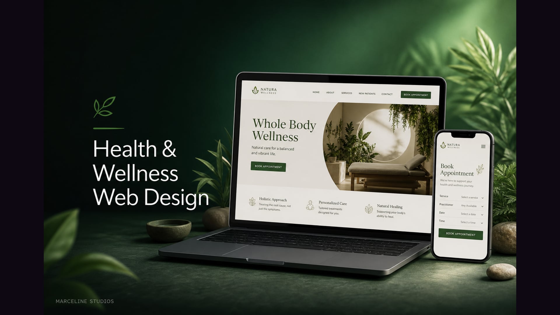 Health & Wellness Web Design — Marceline Studios