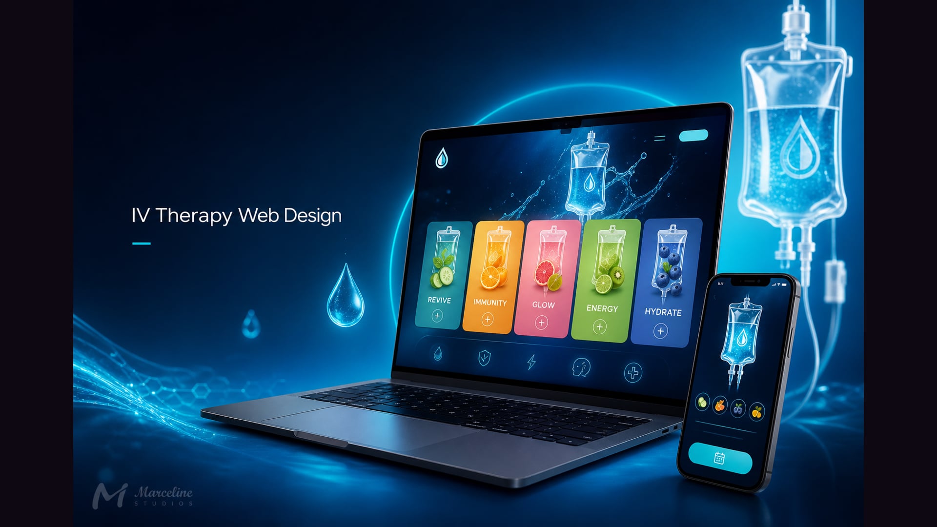 IV Therapy Web Design — Marceline Studios