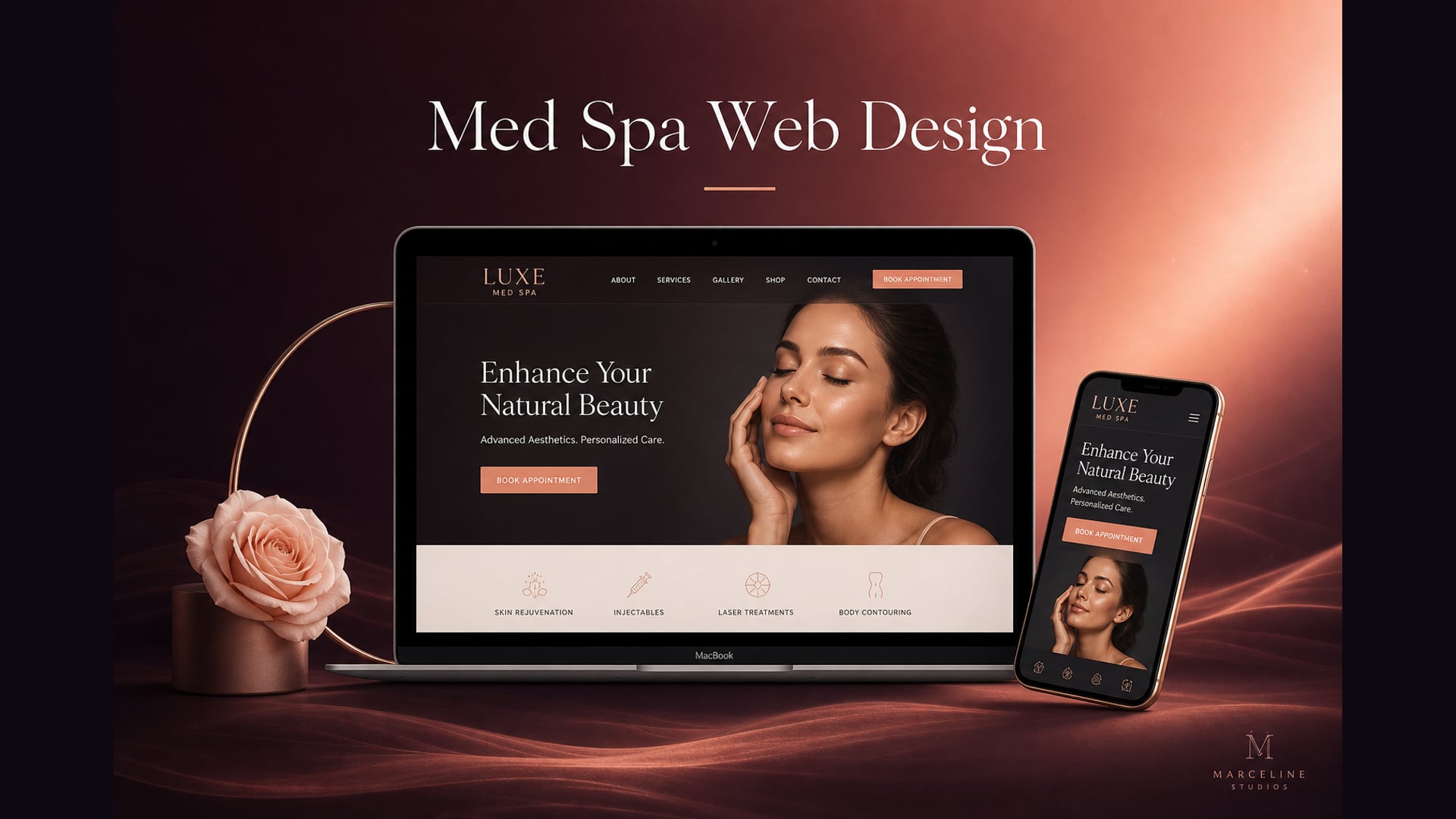 Med spa web design agency